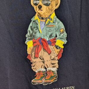 Boys Large Ralph Lauren Bear Graphic T-Shirt